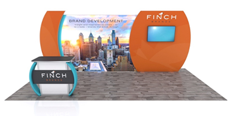Finch Brands Exhibit Booth