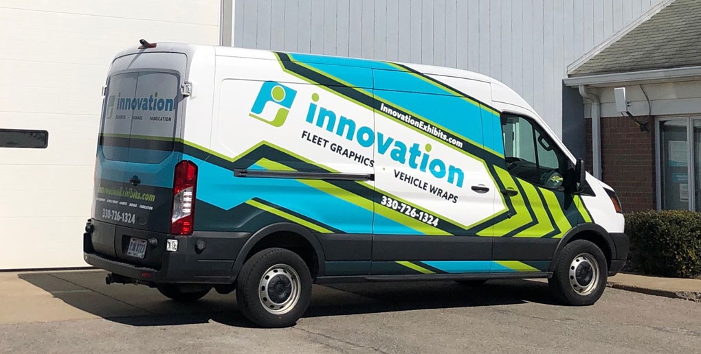 Innovation Exhibits Company Van Vehicle Wrap Innovation Exhibits Company Van Vehicle Wrap